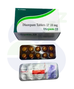 Diazepam Tablets IP 10mg (Dizpam-10)