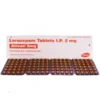 Lorazepam Tablets I.P 2mg (Ativan 2mg)